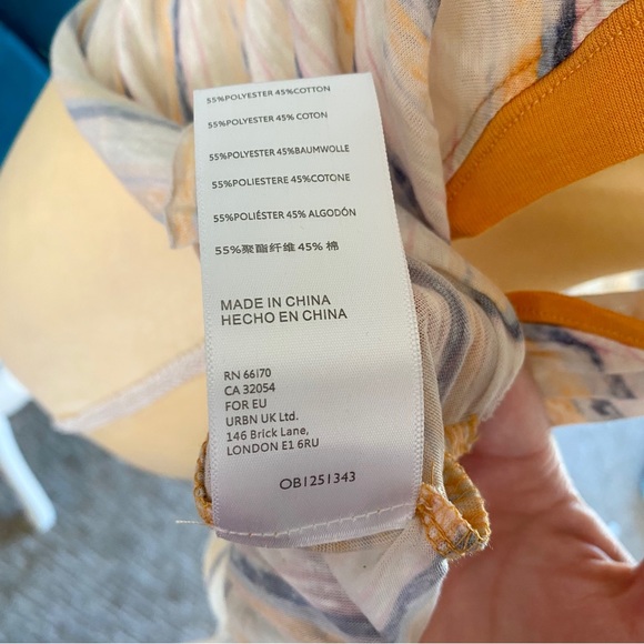 Urban Outfitters | Out From Under Melly Muscle Pocket Top Tee Stripe Medium New - Picture 12 of 15